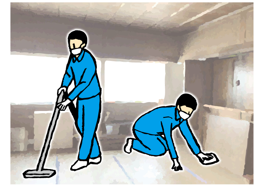 4.簡易清掃もしくはハウスクリーニング