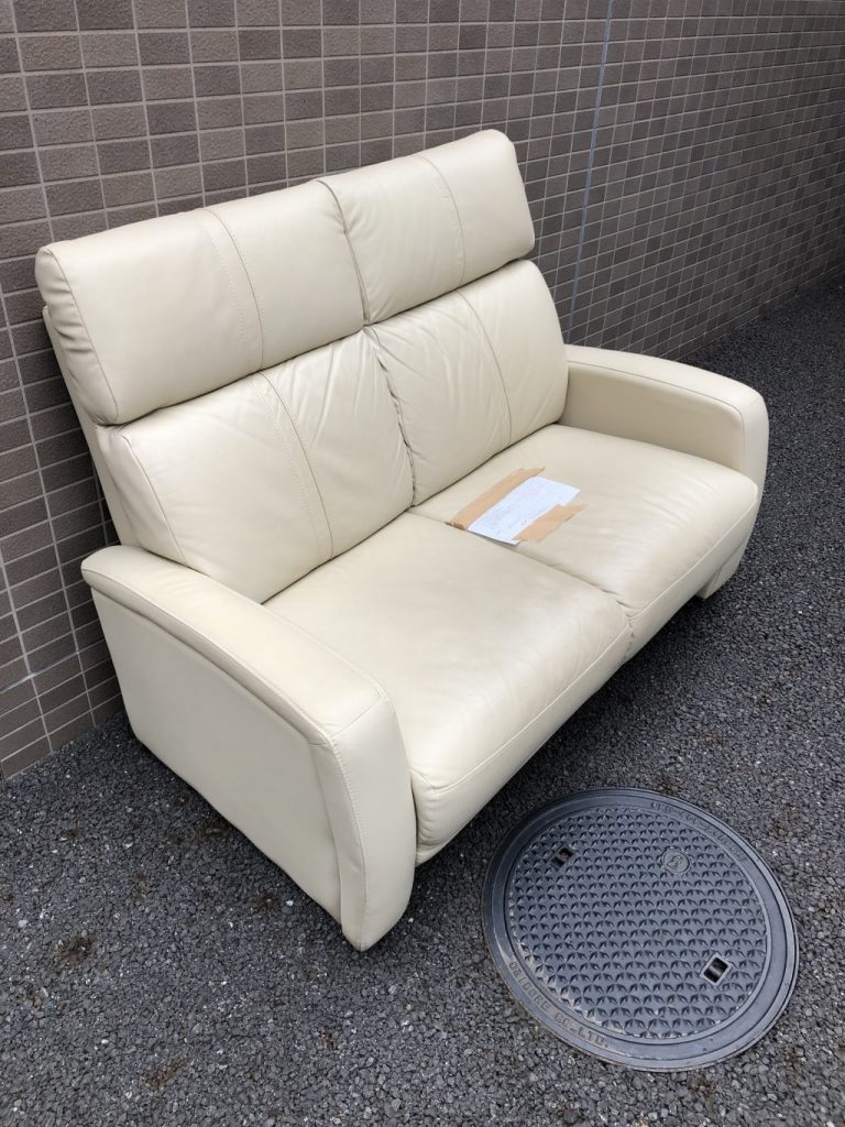 【千葉市中央区】2人掛けソファーの不用品回収・処分ご依頼