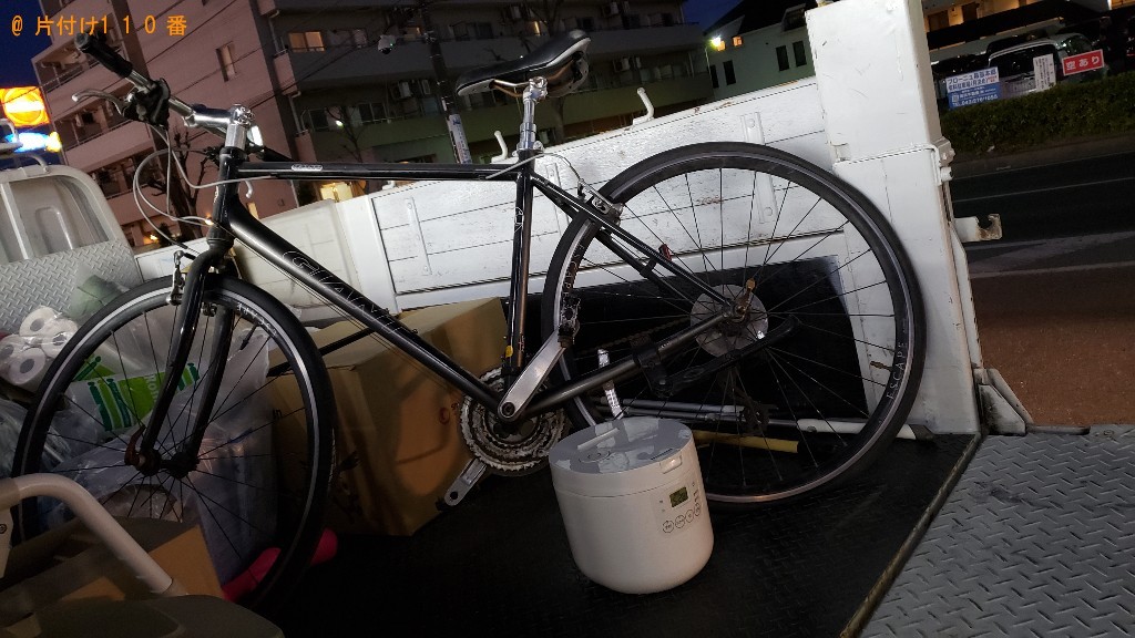 【千葉市花見川区】自転車、小型家電の回収・処分ご依頼　お客様の声