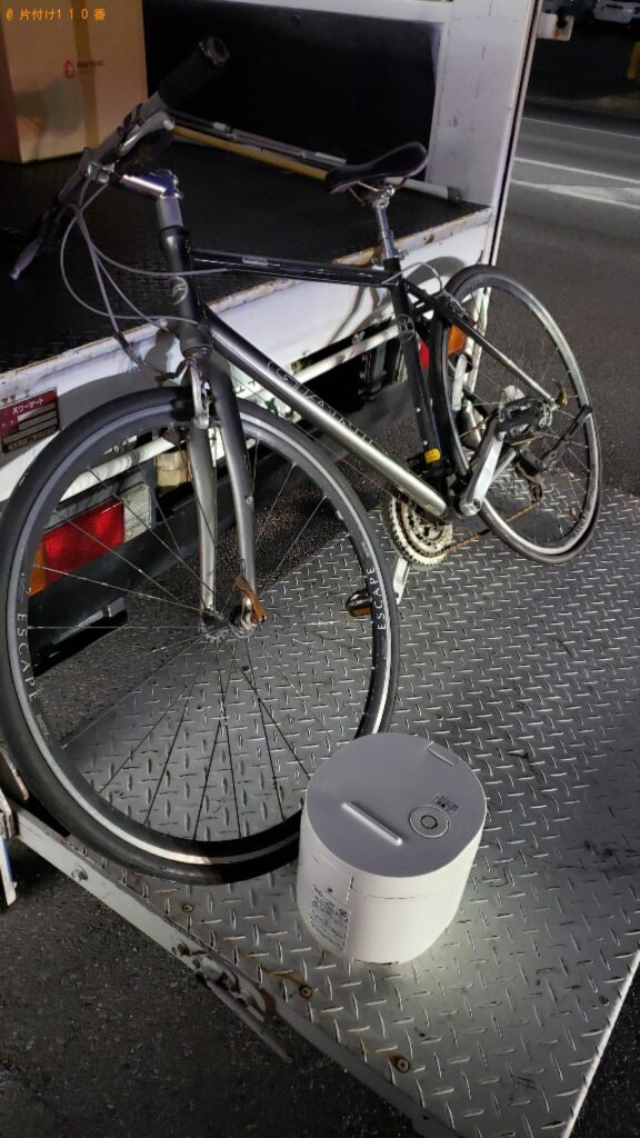【千葉市花見川区】自転車、小型家電の回収・処分ご依頼　お客様の声