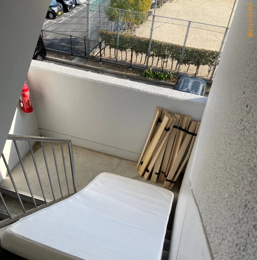 シングルベッドマットレス、冷蔵庫、洗濯機等の回収・処分ご依頼