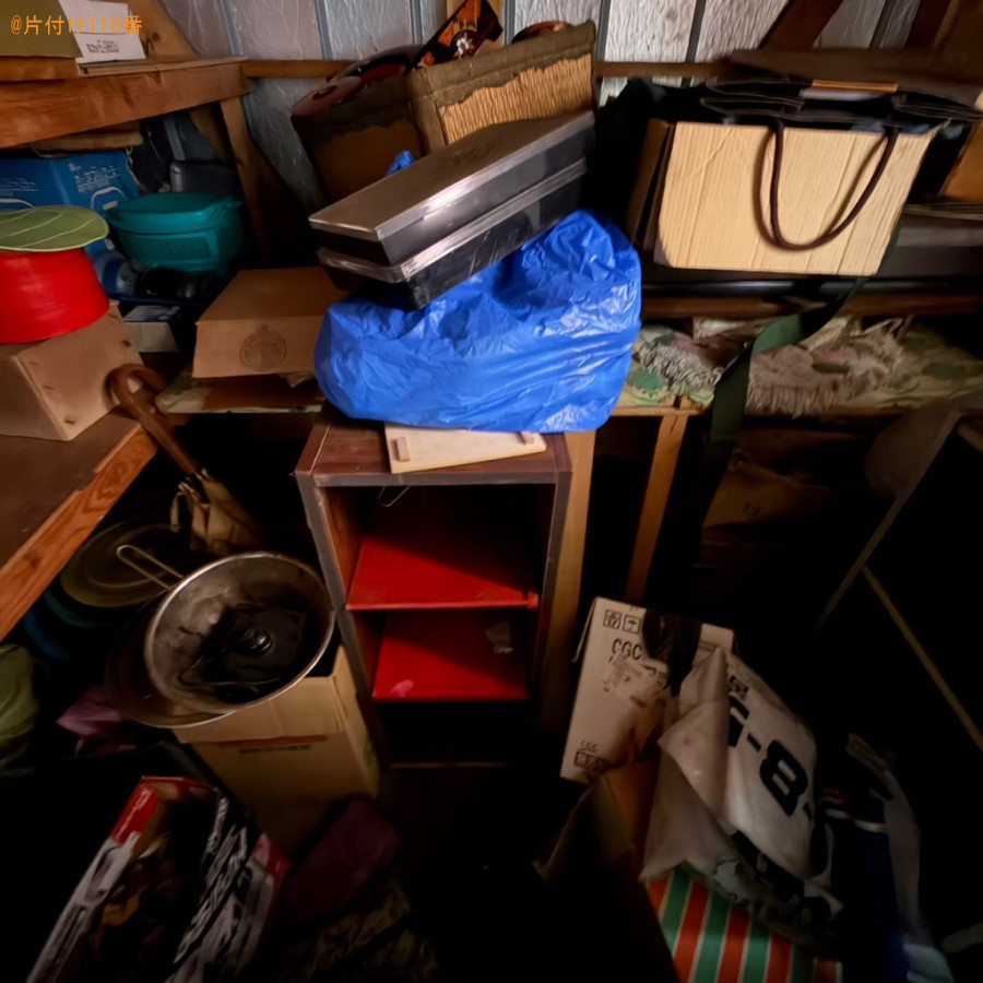 マットレス付きダブルベッド、ラック、傘等の回収・処分ご依頼